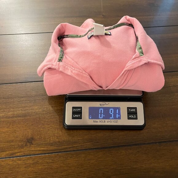 Caribbean Joe Womens Pink Polo Shirt 2X Cotton/Spandex Short Sleeve Button-Up Co - Picture 7 of 8